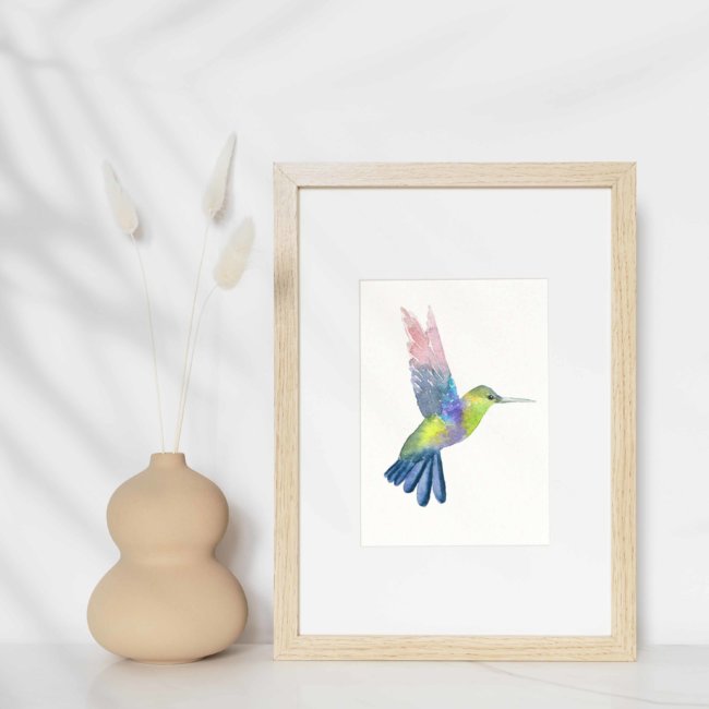 Affiche Oiseau Colibri
