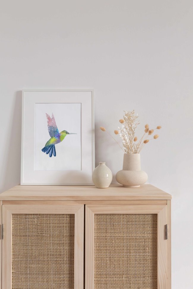 Affiche Oiseau Colibri