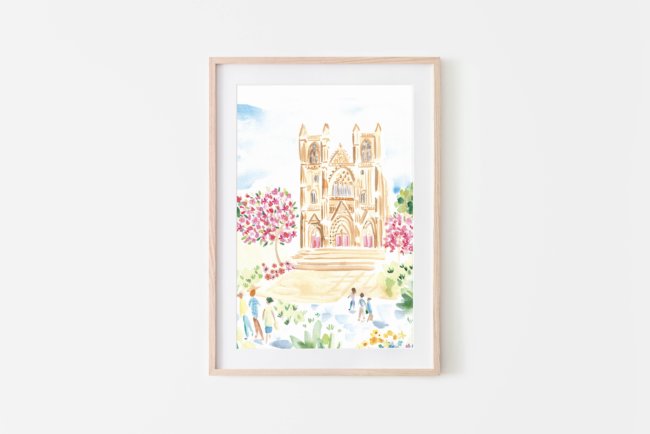 Affiche Cathédrale de Nantes
