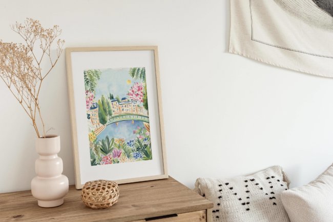 Affiche Le pont Vert