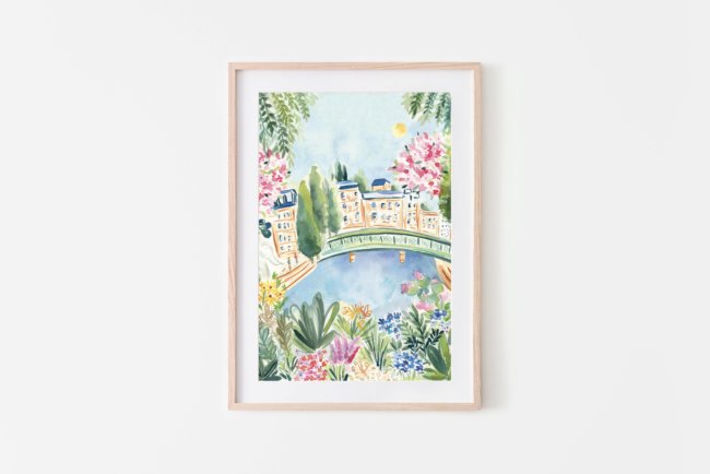 Affiche Le pont Vert