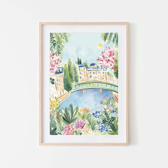 Affiche Le pont Vert