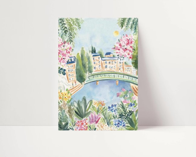 Affiche Le pont Vert