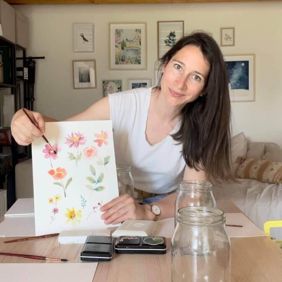 Photo atelier d’aquarelle juin 2023 Photo atelier d'aquarelle juin 2023