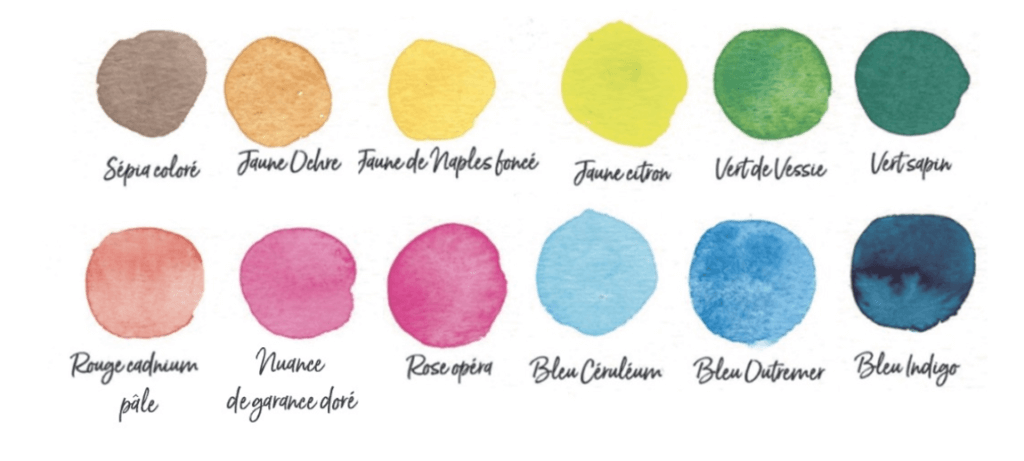 Palette de couleurs indispensable bonjour couleurs