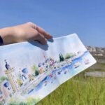 Peindre-en-plein-air-carnet aquarelle - bonjour couleurs