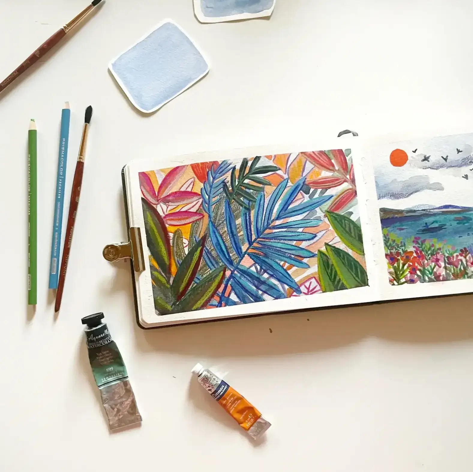 Jungle aquarelle