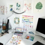 Aquarelle bureau