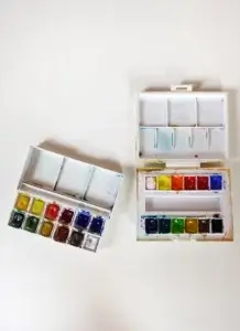 palette couleurs aquarelle