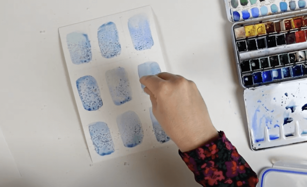 bonjour couleurs technique du sel aquarelle 
