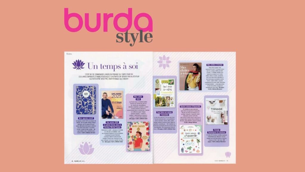 Burda style magazine livre bonjour couleurs