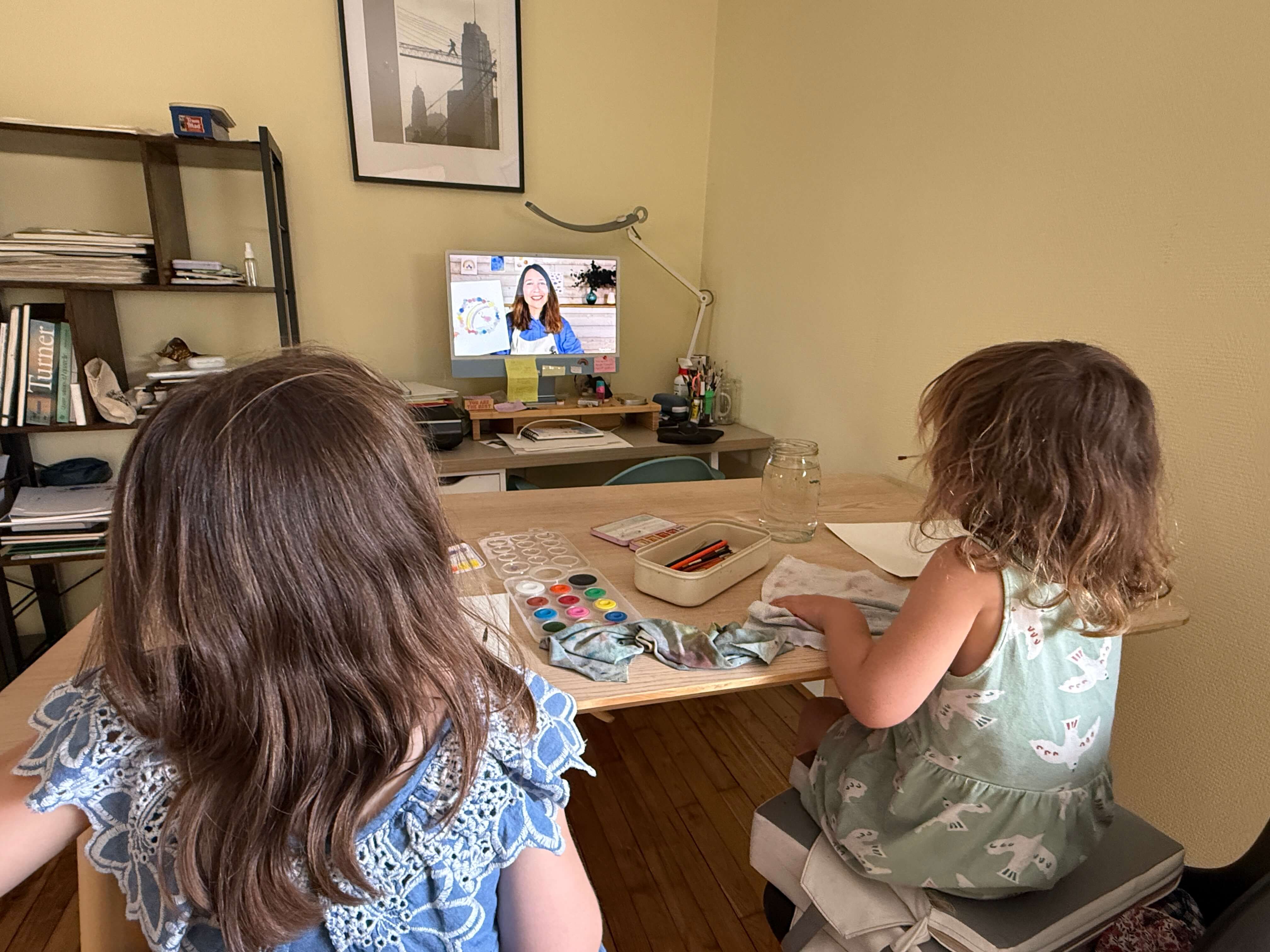 Aquarelle en famille