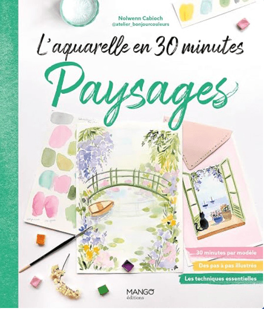 couverture nolwenn cabioch mango paysages aquarelle